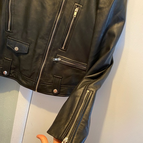 NWOT Each x Other Paris real leather jacket in size L - Picture 4 of 8